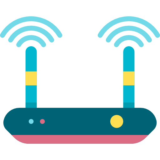 Ücretsiz kablosuz internet simgesi